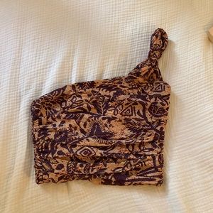 Zara one shoulder top